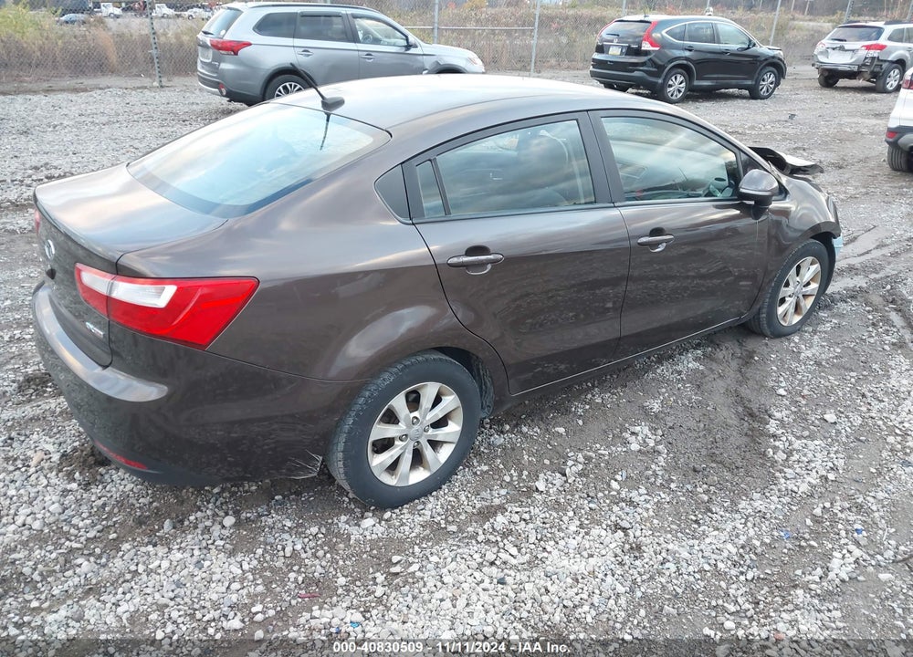 2012 KIA RIO EX VIN: KNADN4A30C6050107