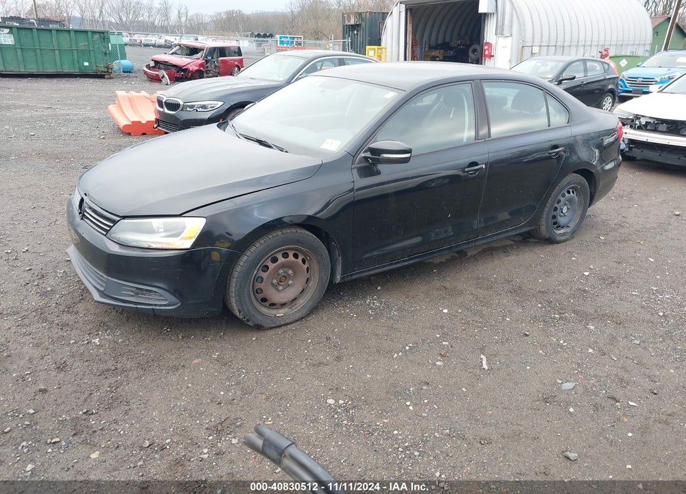 2012 VOLKSWAGEN JETTA 2.5L SE VIN: 3VWDP7AJXCM333723