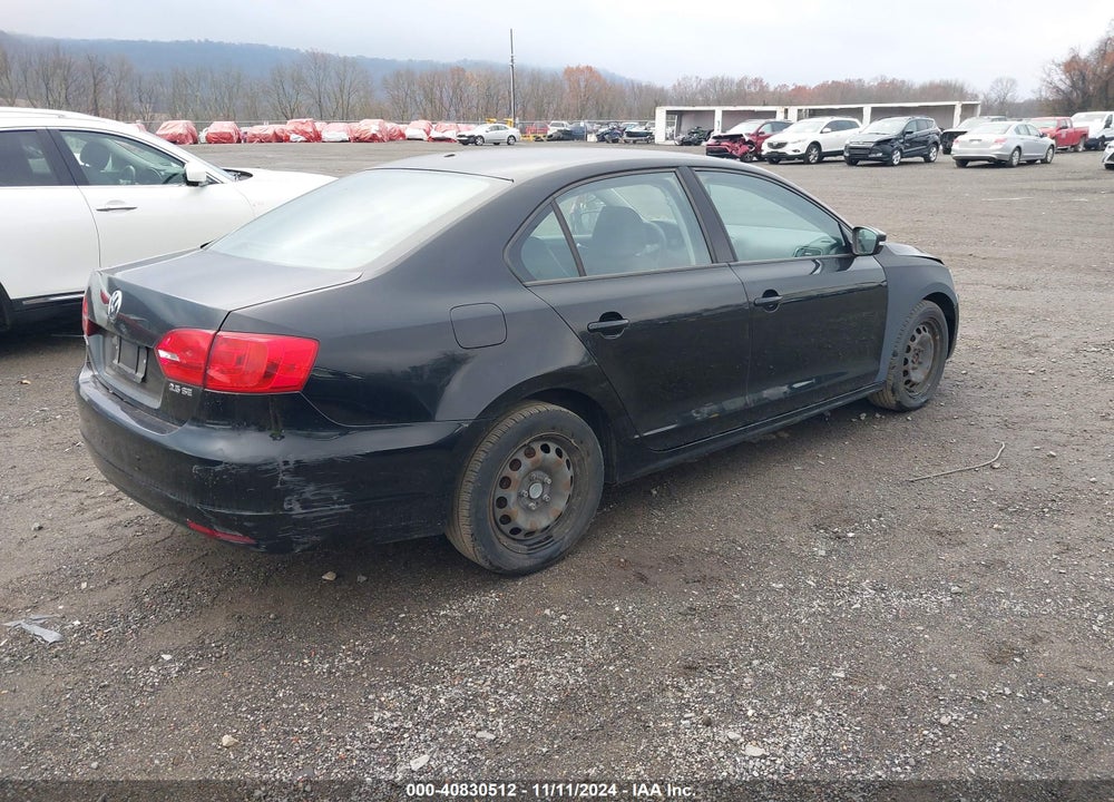2012 VOLKSWAGEN JETTA 2.5L SE VIN: 3VWDP7AJXCM333723