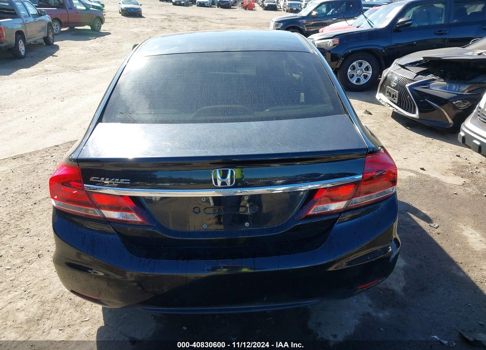 2013 HONDA CIVIC LX VIN: 19XFB2F56DE081473