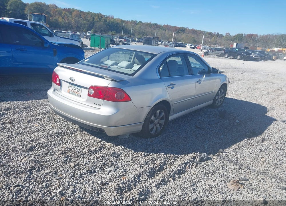 2008 KIA OPTIMA VIN: KNAGE124385200369