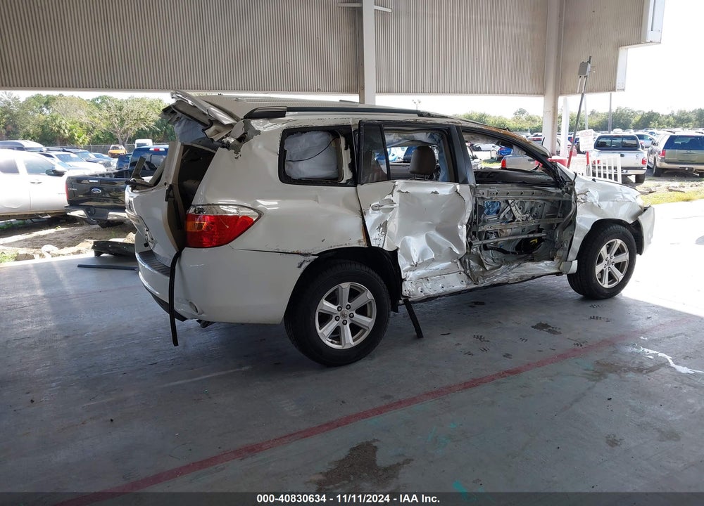 2010 TOYOTA HIGHLANDER BASE V6 VIN: 5TDZK3EHXAS003617