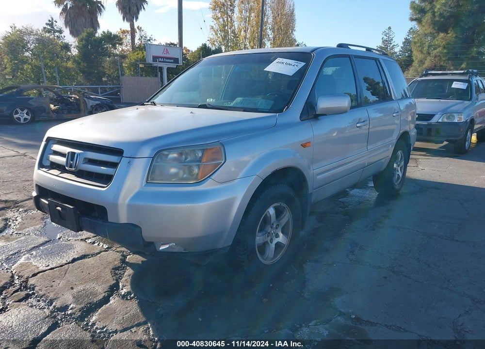 2006 HONDA PILOT EX-L VIN: 2HKYF18716H538839