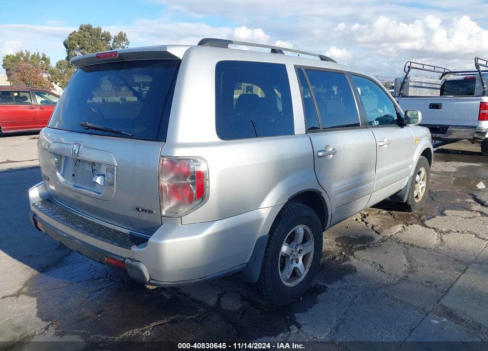 2006 HONDA PILOT EX-L VIN: 2HKYF18716H538839