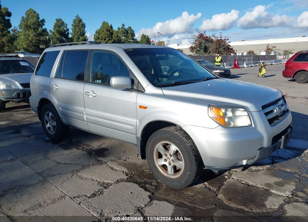 2006 HONDA PILOT EX-L VIN: 2HKYF18716H538839