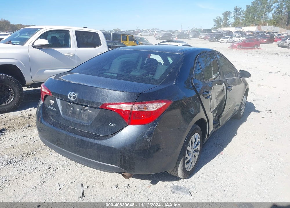 2018 TOYOTA COROLLA LE VIN: 5YFBURHE0JP844841
