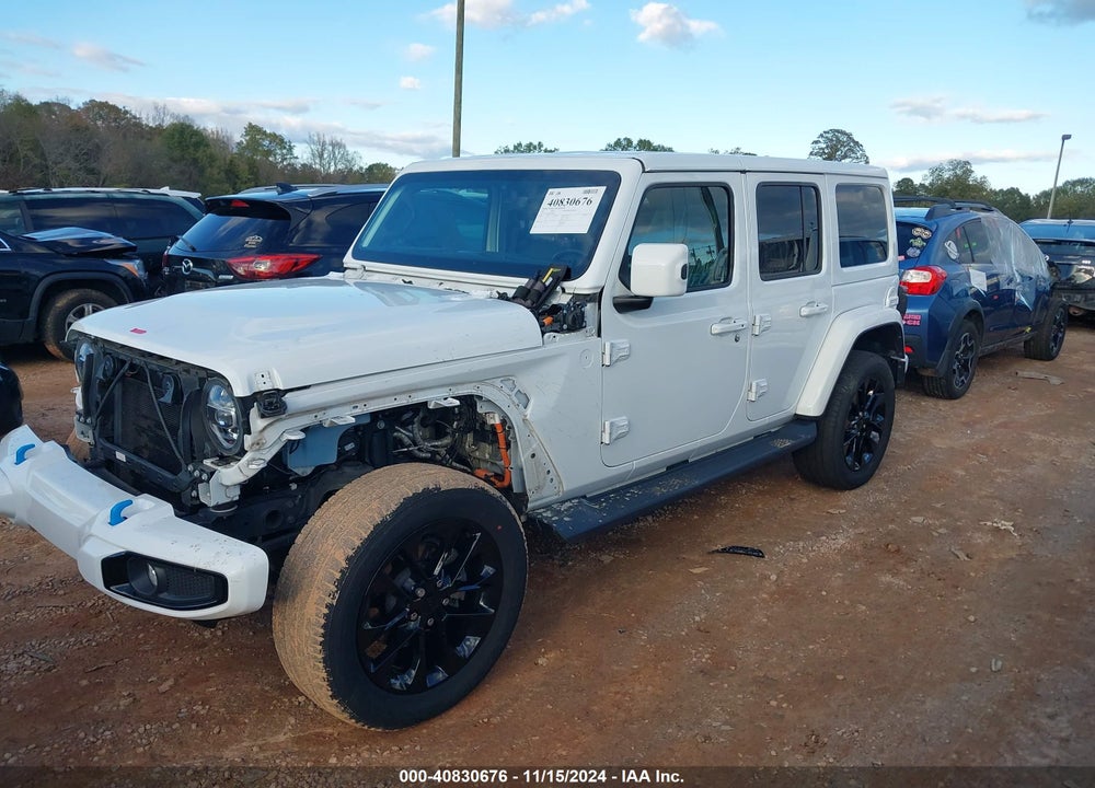2021 JEEP WRANGLER 4XE UNLIMITED HIGH ALTITUDE 4X4 VIN: 1C4JJXP64MW840094