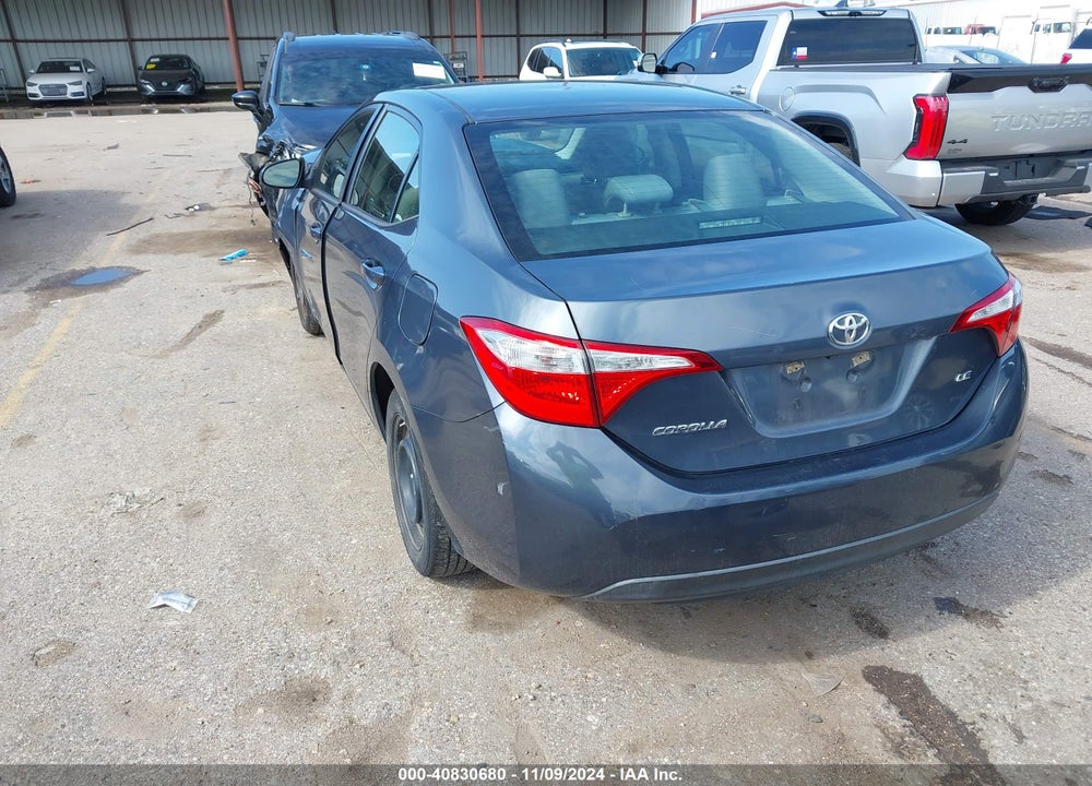 2015 TOYOTA COROLLA LE VIN: 5YFBURHE6FP306054