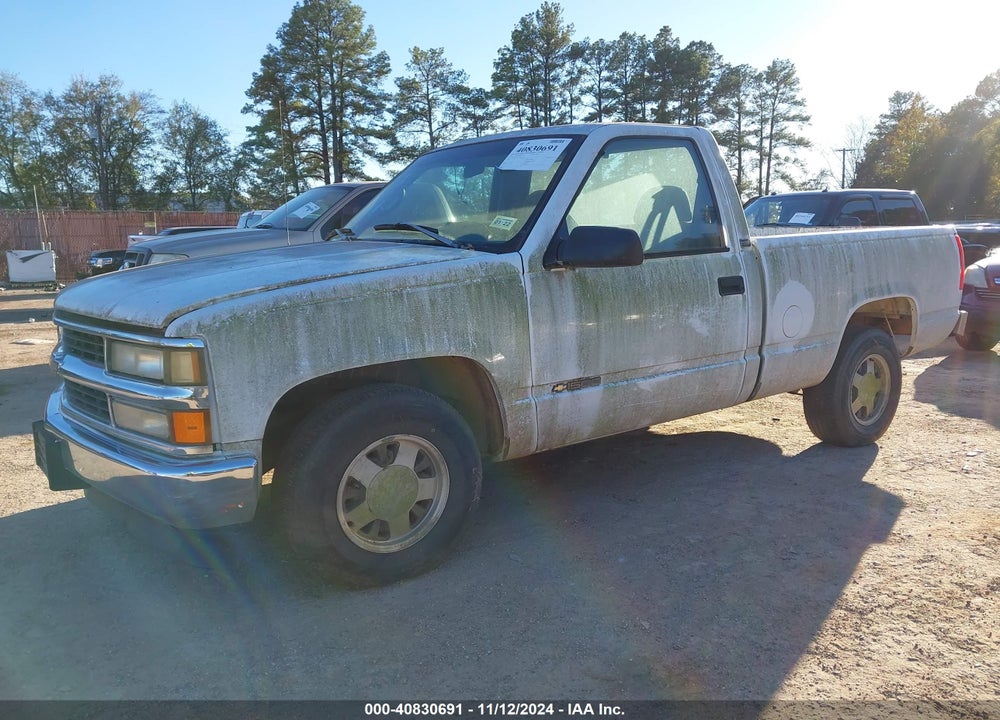 1997 CHEVROLET C1500 FLEETSIDE VIN: 1GCEC14W5VZ137973