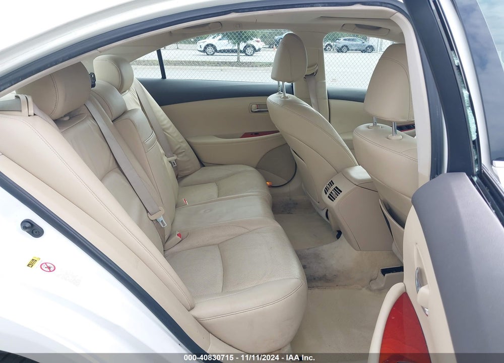 2007 LEXUS ES 350 VIN: JTHBJ46G872041846