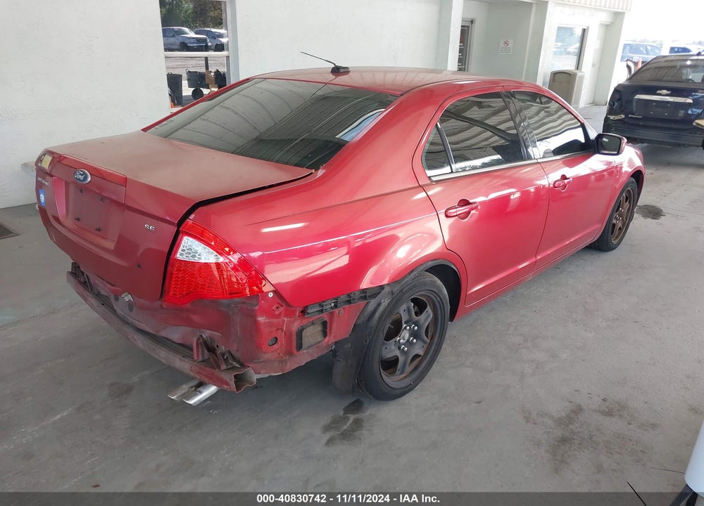 2010 FORD FUSION SE VIN: 3FAHP0HA8AR420995