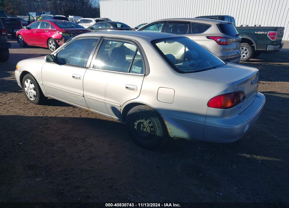 2001 TOYOTA COROLLA LE VIN: 2T1BR12E61C463104