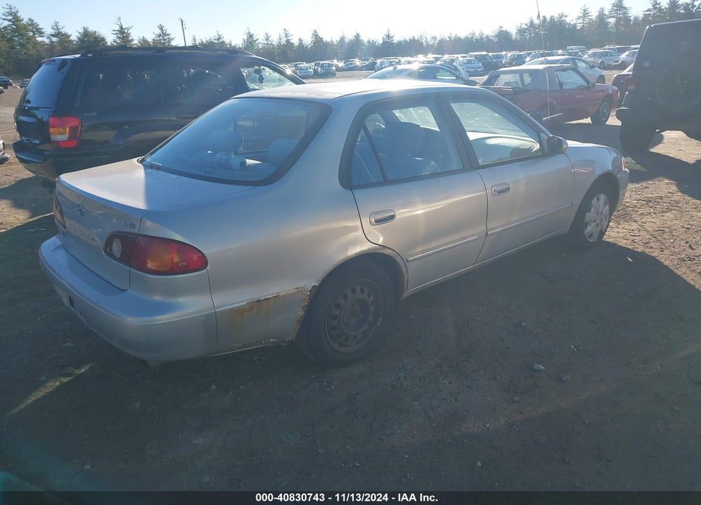 2001 TOYOTA COROLLA LE VIN: 2T1BR12E61C463104