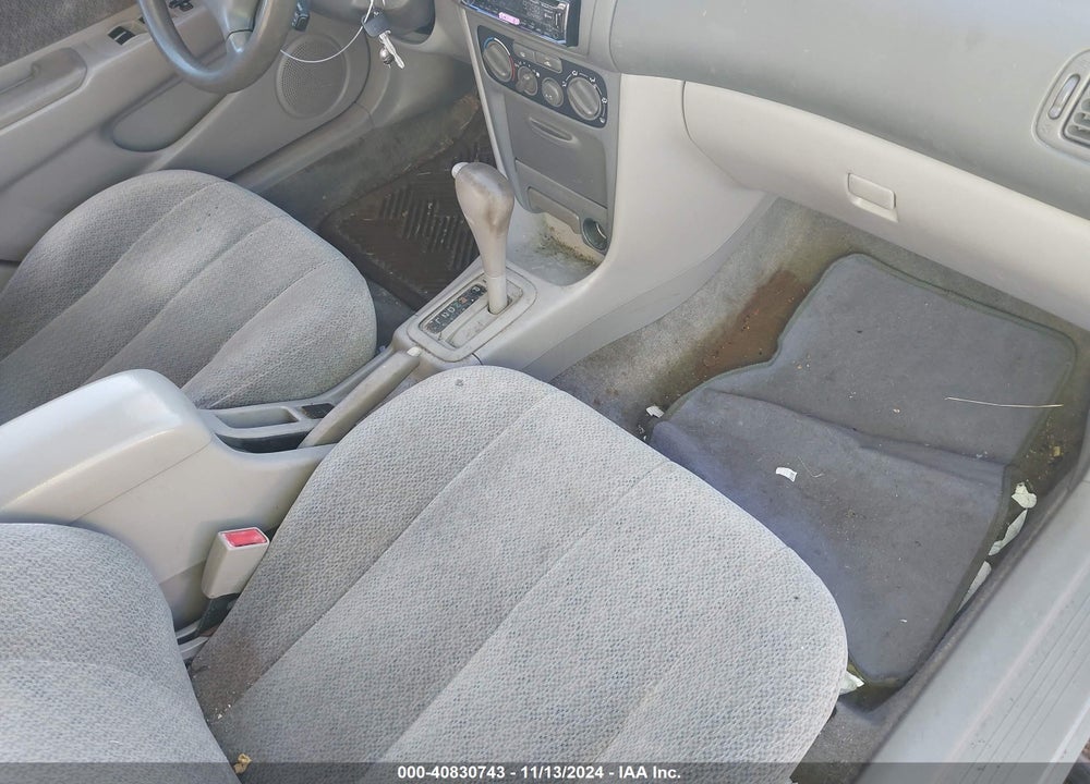 2001 TOYOTA COROLLA LE VIN: 2T1BR12E61C463104