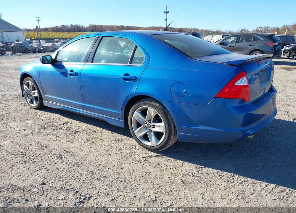 2011 FORD FUSION SPORT VIN: 3FAHP0KC2BR301996