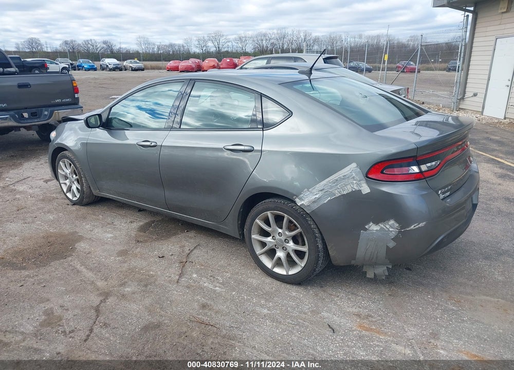 2013 DODGE DART SXT VIN: 1C3CDFBA1DD185916