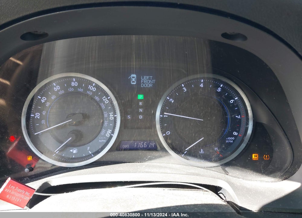 2012 LEXUS IS 250 VIN: JTHBF5C24C5180171