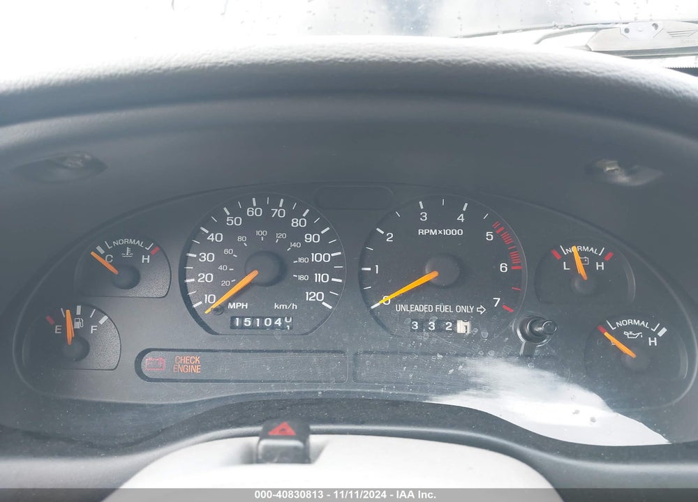 1998 FORD MUSTANG VIN: 1FAFP4047WF256938