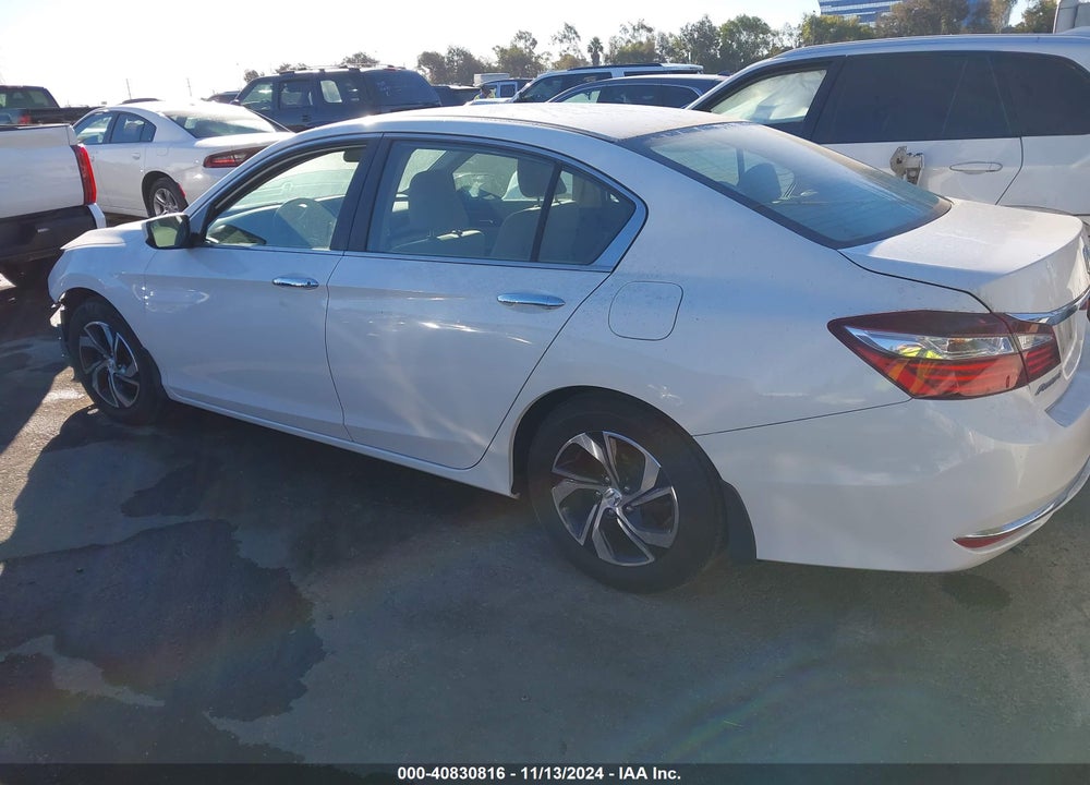 2016 HONDA ACCORD LX VIN: 1HGCR2F41GA089446