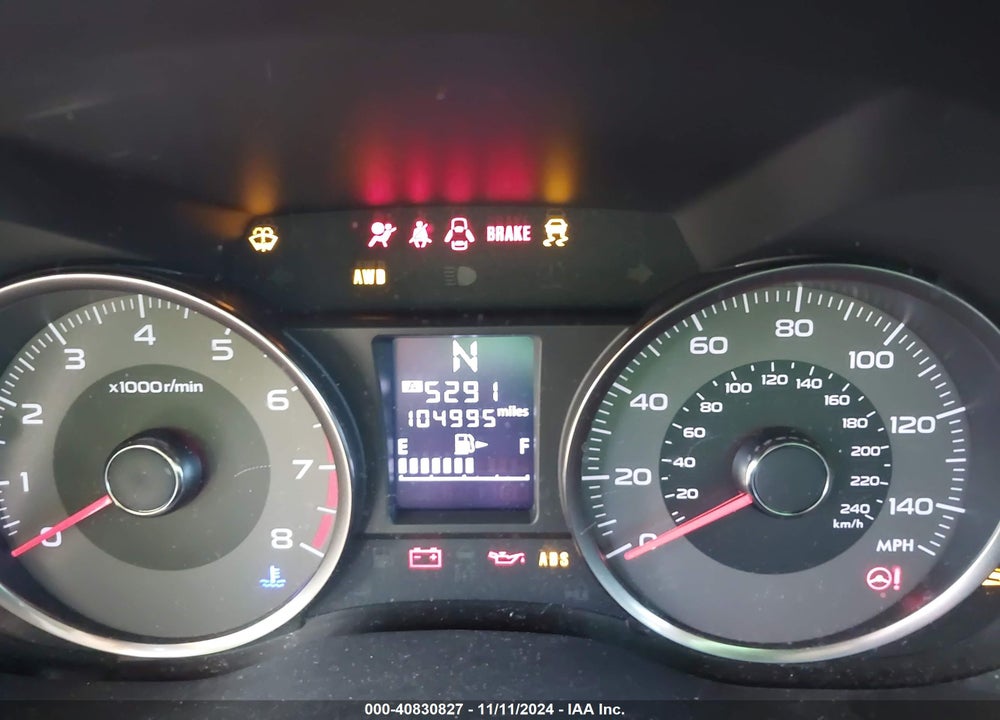 2015 SUBARU FORESTER 2.5I LIMITED VIN: JF2SJAKC0FH494455