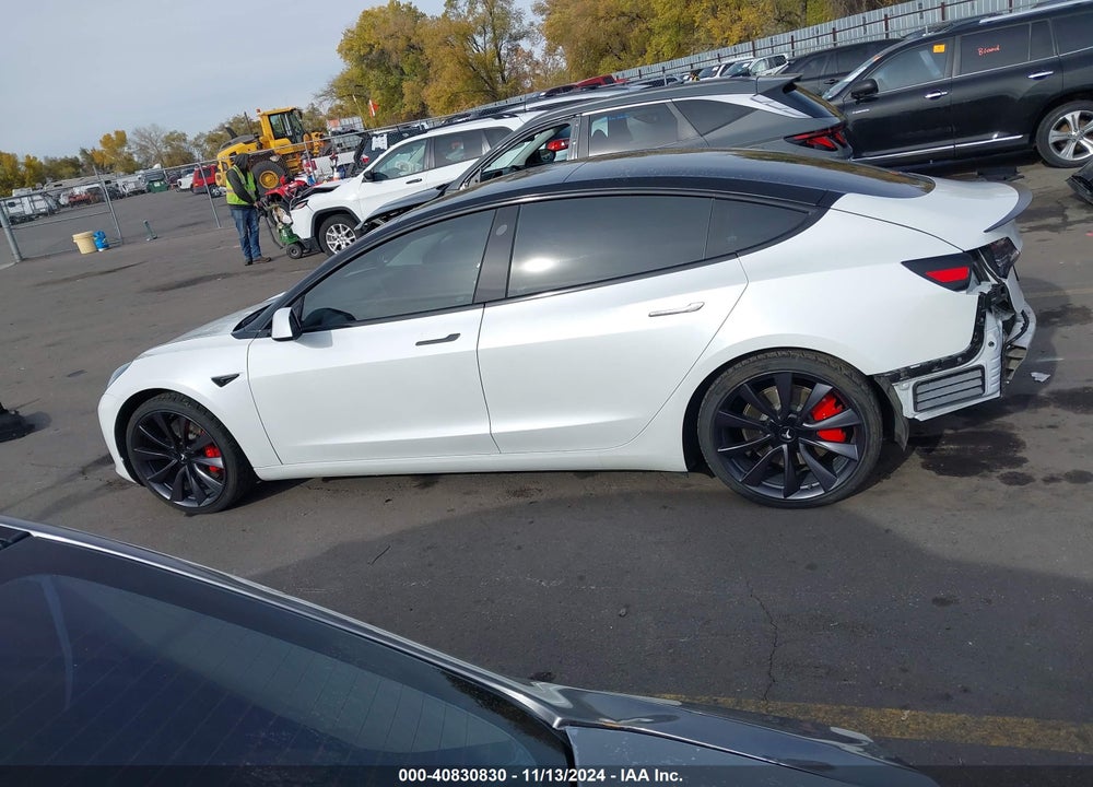 2020 TESLA MODEL 3 PERFORMANCE DUAL MOTOR ALL-WHEEL DRIVE VIN: 5YJ3E1EC1LF807866
