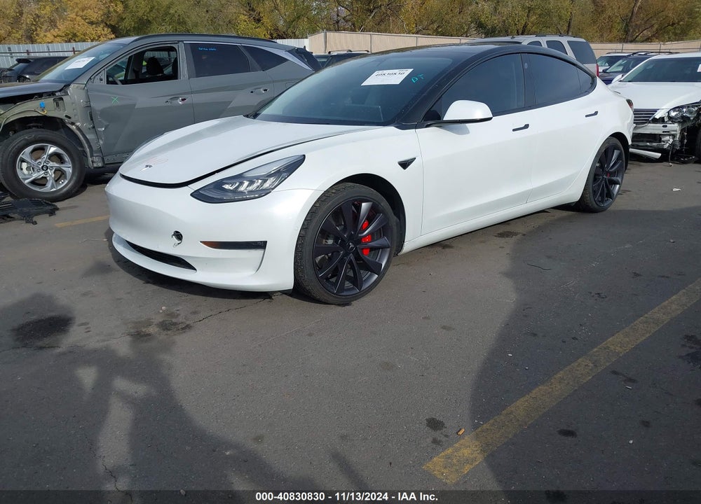 2020 TESLA MODEL 3 PERFORMANCE DUAL MOTOR ALL-WHEEL DRIVE VIN: 5YJ3E1EC1LF807866