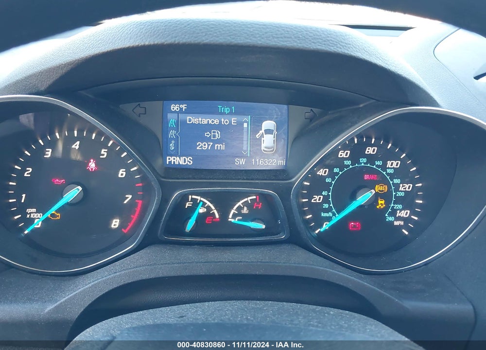 2014 FORD ESCAPE SE VIN: 1FMCU9GX5EUA84496