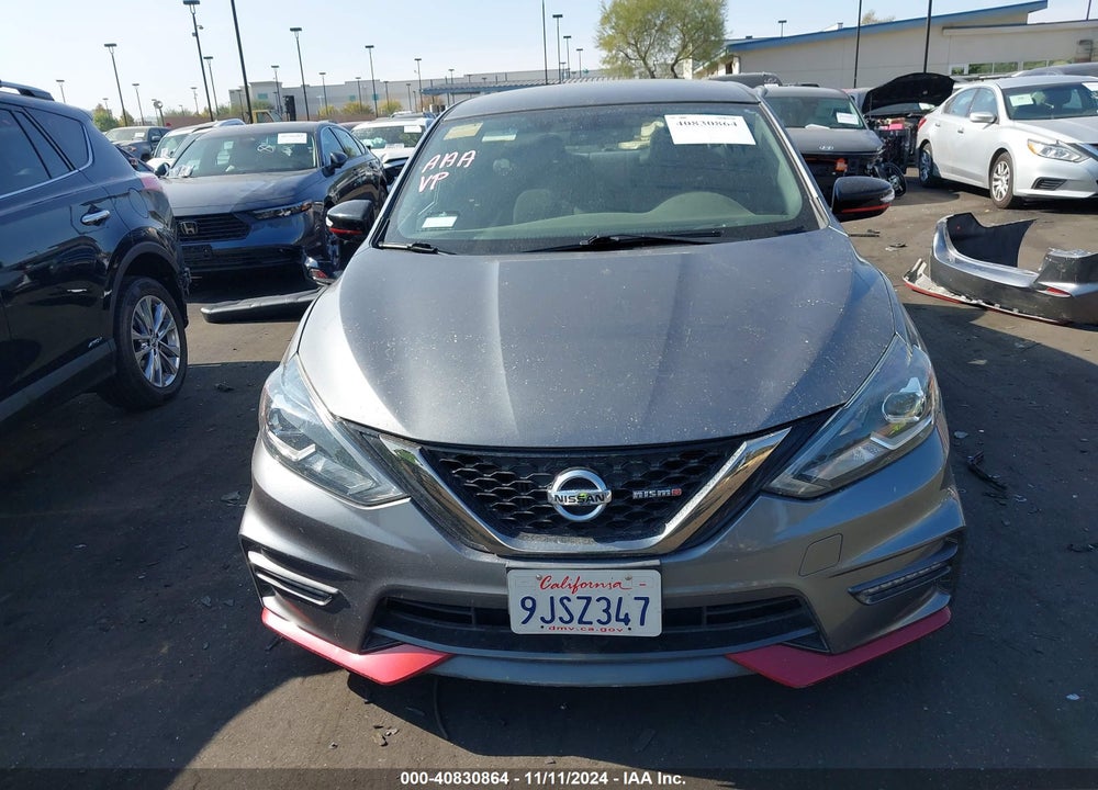 2018 NISSAN SENTRA NISMO VIN: 3N1CB7AP9JY238659