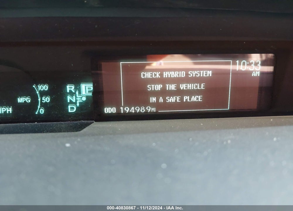 2012 TOYOTA PRIUS TWO VIN: JTDKN3DU2C5510429