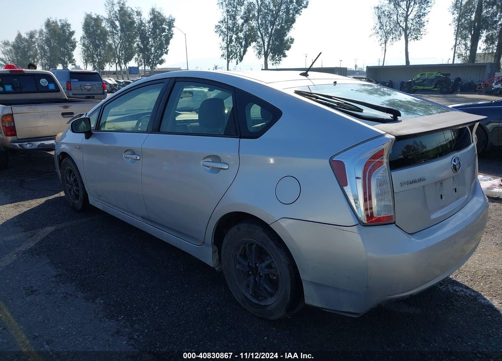 2012 TOYOTA PRIUS TWO VIN: JTDKN3DU2C5510429