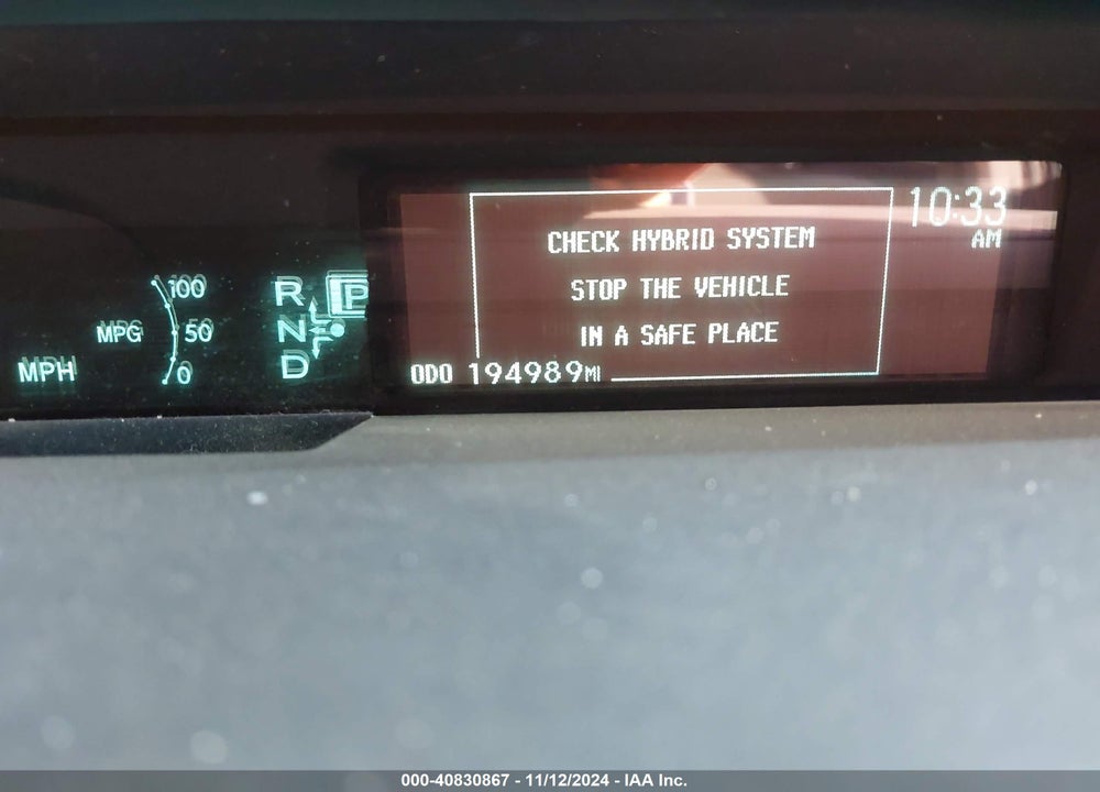 2012 TOYOTA PRIUS TWO VIN: JTDKN3DU2C5510429