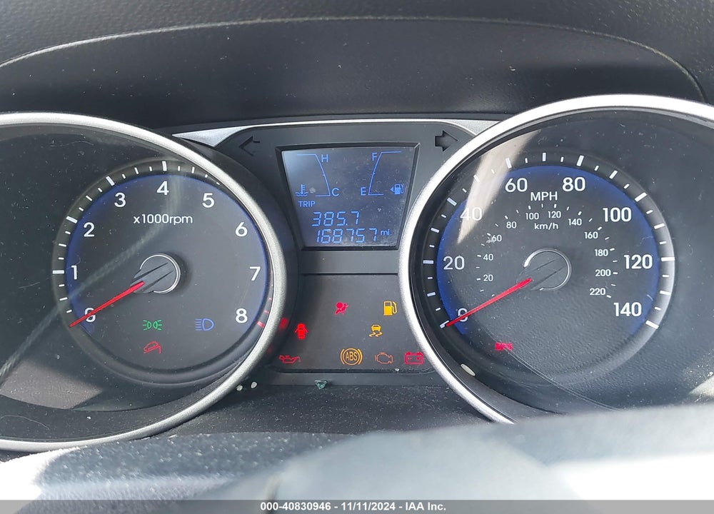 2012 HYUNDAI TUCSON GLS VIN: KM8JU3AC1CU467763