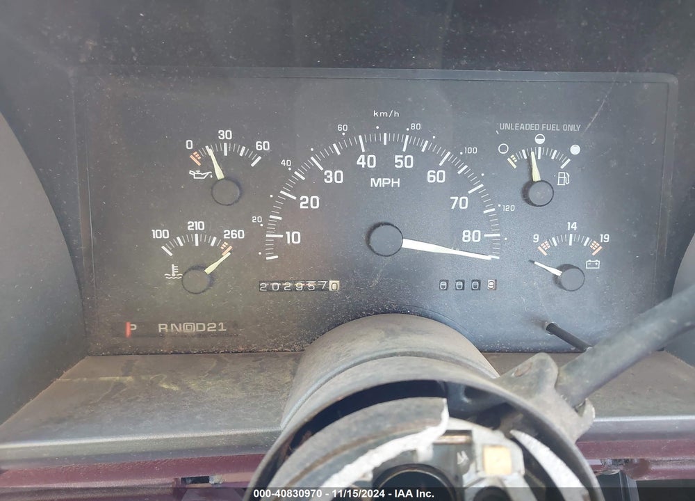 1993 GMC SIERRA C1500 VIN: 2GTEC19K3P1500997