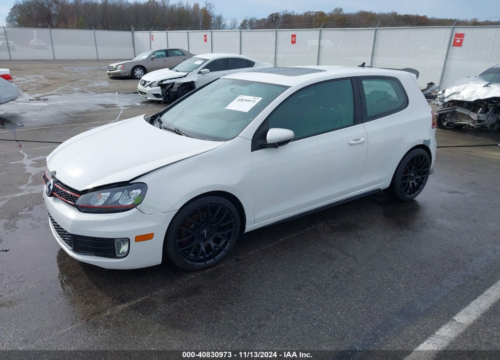 2012 VOLKSWAGEN GTI 2-DOOR VIN: WVWFV7AJ6CW193607