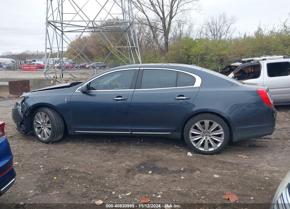 2013 LINCOLN MKS VIN: 1LNHL9FT6DG609490