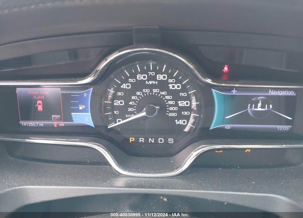 2013 LINCOLN MKS VIN: 1LNHL9FT6DG609490