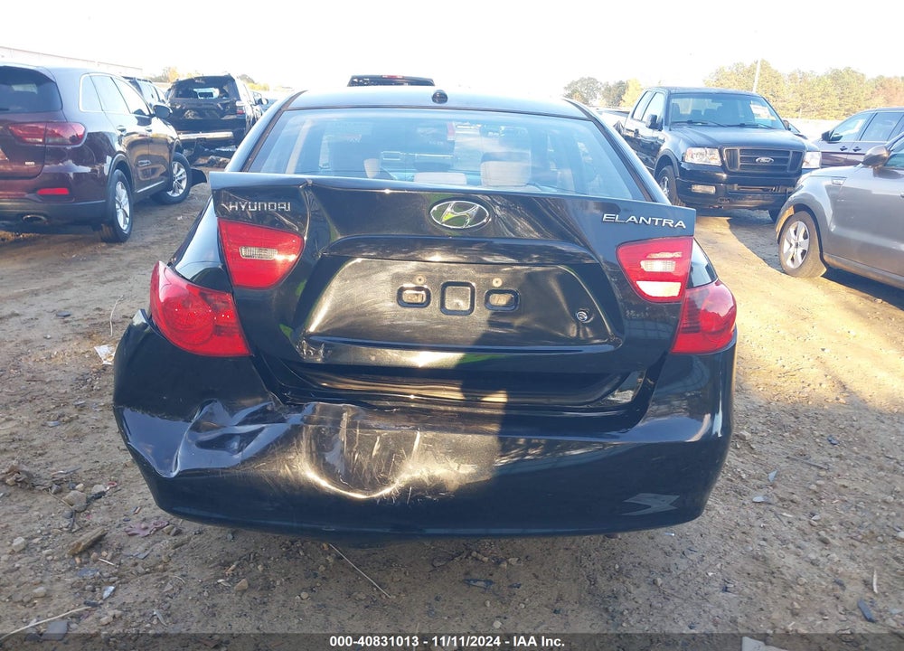 2008 HYUNDAI ELANTRA GLS/SE VIN: KMHDU46D08U345360