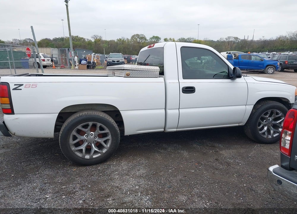 2007 GMC SIERRA 1500 CLASSIC WORK VIN: 1GTEC14V47Z129132