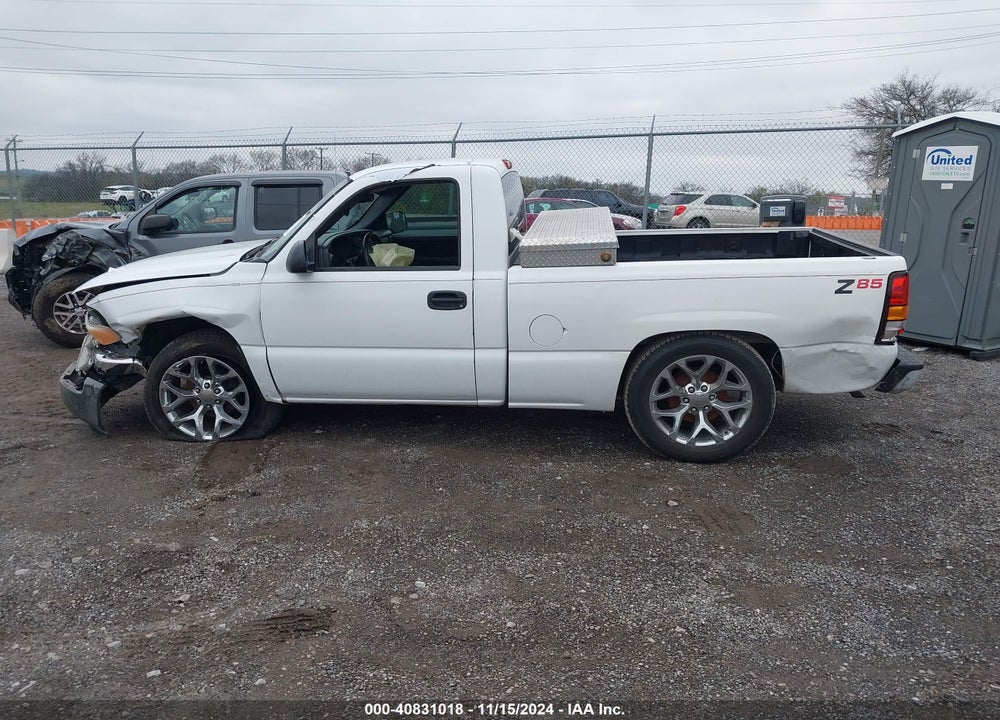 2007 GMC SIERRA 1500 CLASSIC WORK VIN: 1GTEC14V47Z129132