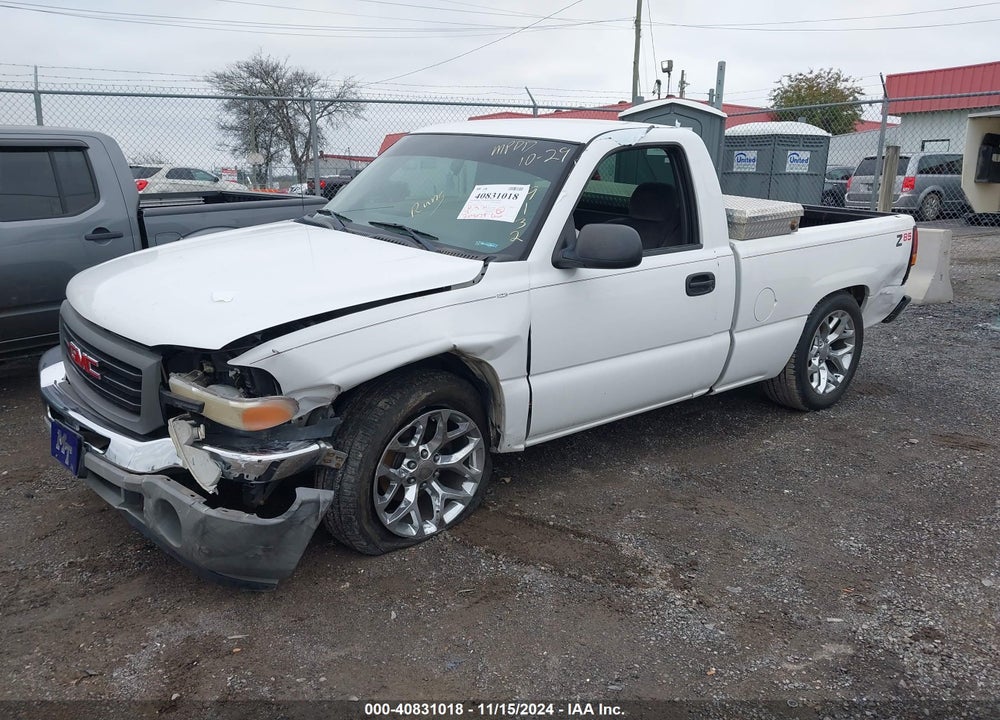 2007 GMC SIERRA 1500 CLASSIC WORK VIN: 1GTEC14V47Z129132