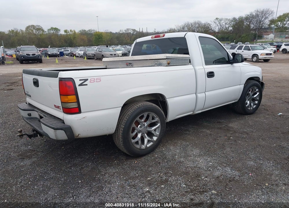 2007 GMC SIERRA 1500 CLASSIC WORK VIN: 1GTEC14V47Z129132
