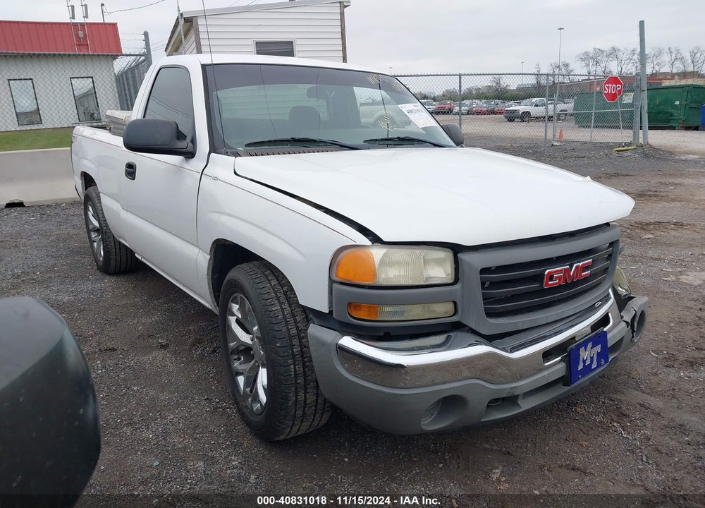 2007 GMC SIERRA 1500 CLASSIC WORK VIN: 1GTEC14V47Z129132