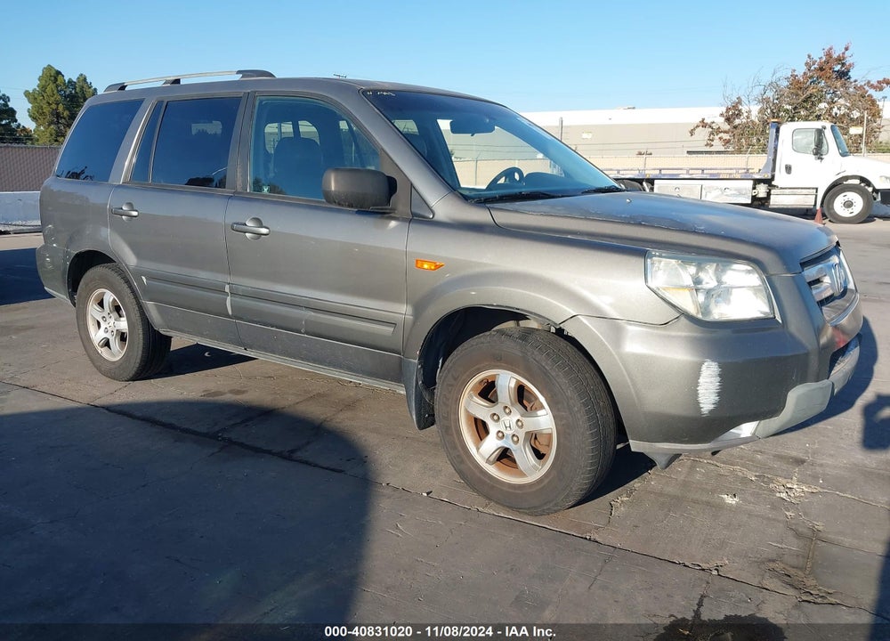 2007 HONDA PILOT EX-L VIN: 5FNYF28697B026811