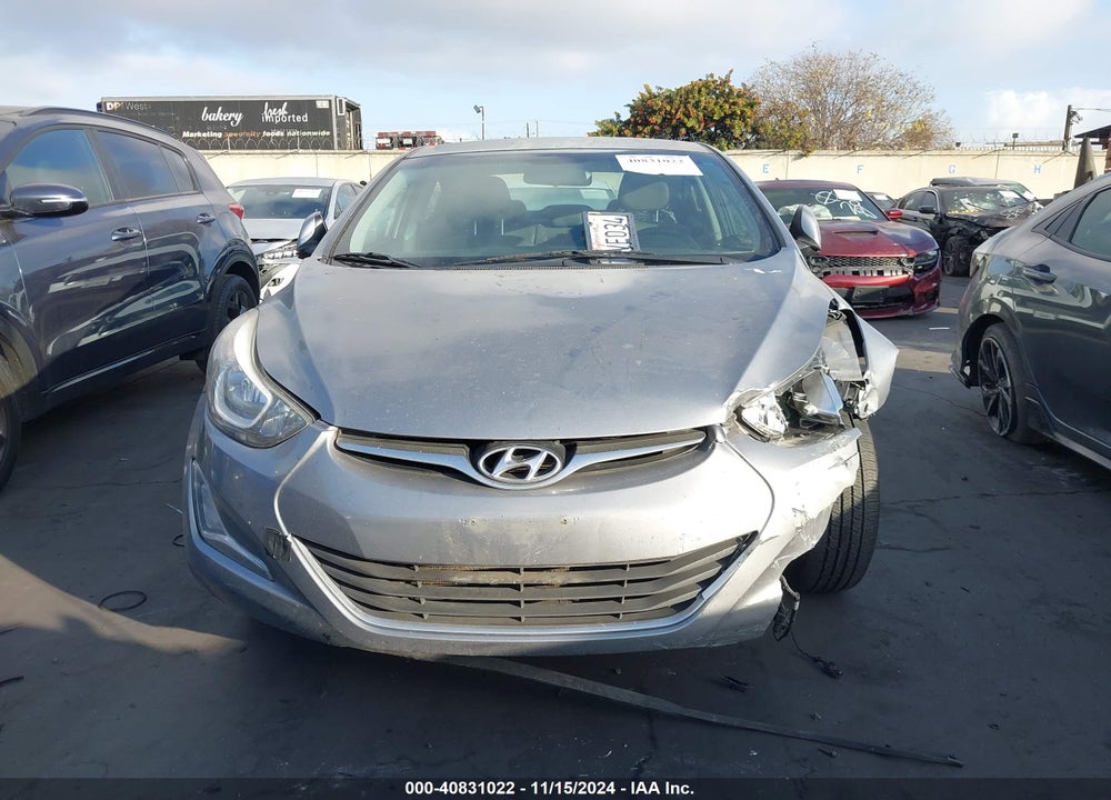 2016 HYUNDAI ELANTRA SE VIN: KMHDH4AE5GU511665