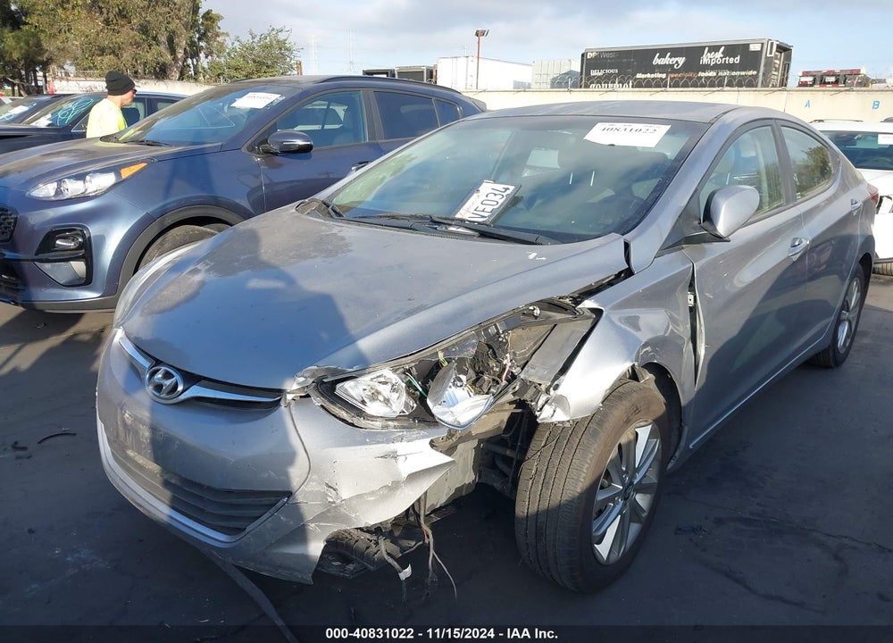 2016 HYUNDAI ELANTRA SE VIN: KMHDH4AE5GU511665