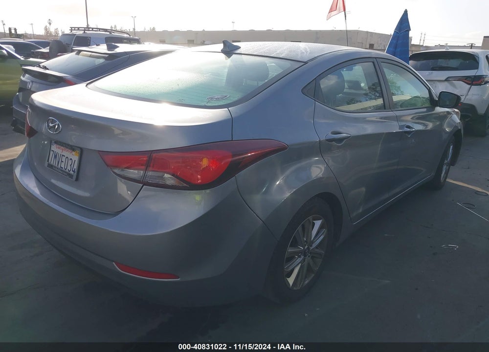 2016 HYUNDAI ELANTRA SE VIN: KMHDH4AE5GU511665