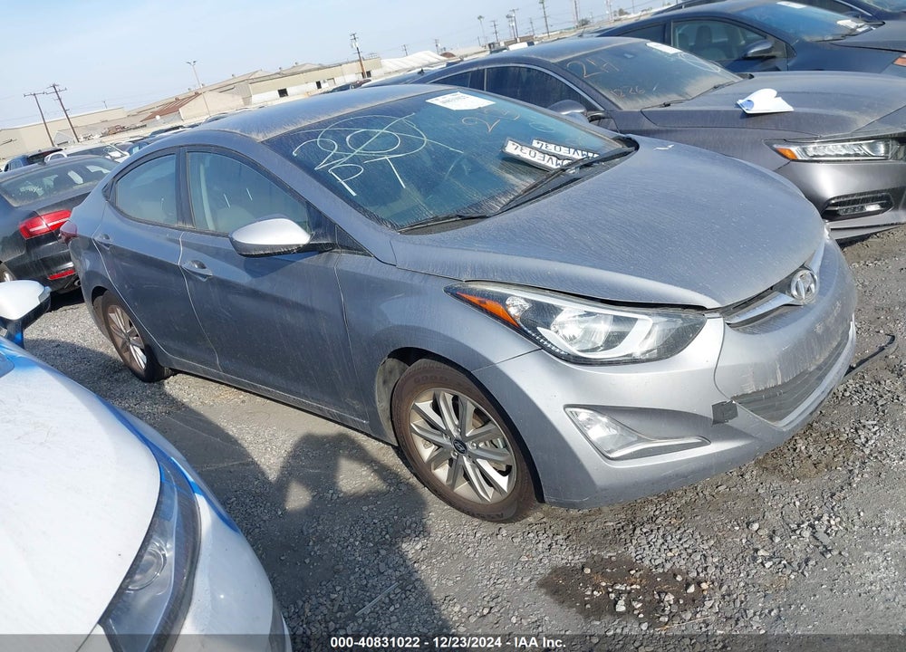 2016 HYUNDAI ELANTRA SE VIN: KMHDH4AE5GU511665