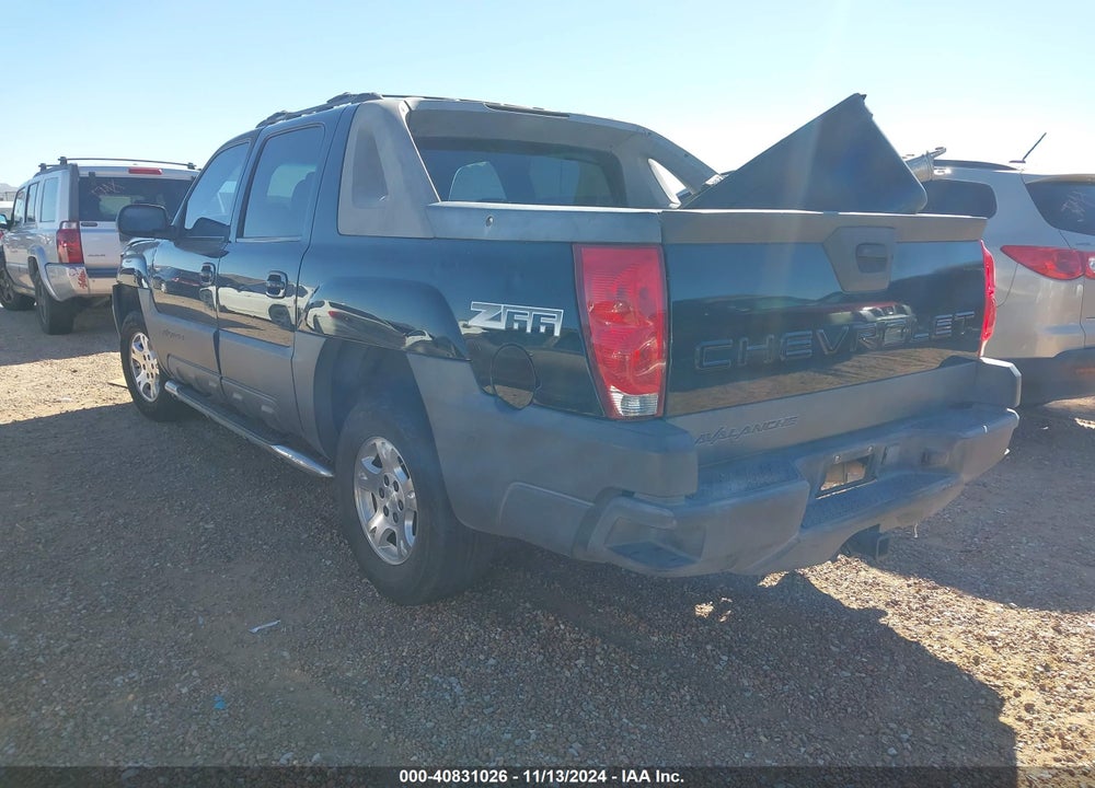 2003 CHEVROLET AVALANCHE 1500 VIN: 3GNEC13T53G174758
