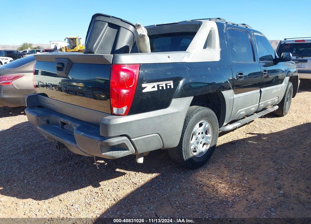 2003 CHEVROLET AVALANCHE 1500 VIN: 3GNEC13T53G174758