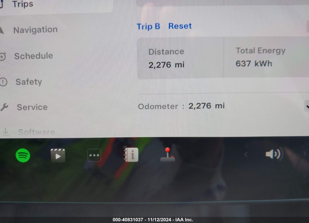 2024 TESLA MODEL Y LONG RANGE DUAL MOTOR ALL-WHEEL DRIVE VIN: 7SAYGDEE7RA323941